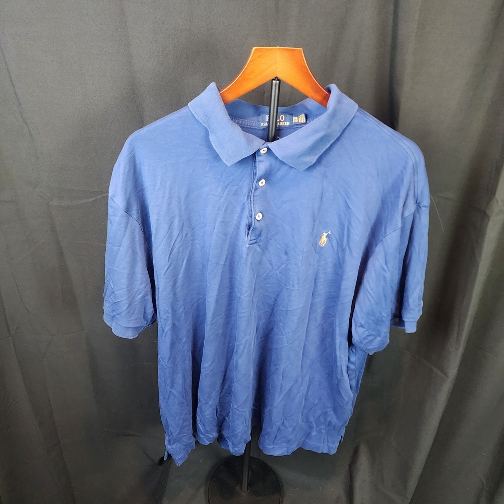 Blue‎ Polo Ralph Lauren Polo Shirt Oversized Size 2 XB